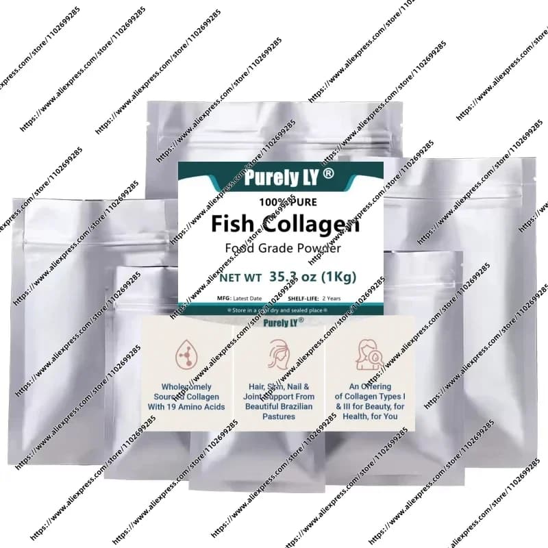 N.67 Personalized Removable Bags in Aluminium with Collagen Peptides and Zip Closure