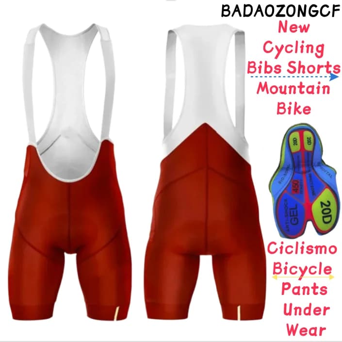 New 2023 Cycling Bibs Shorts Mountain Bike Breathable Mens Bike 9D Gel Padded Ropa Ciclismo Bicycle Pants Under Wear