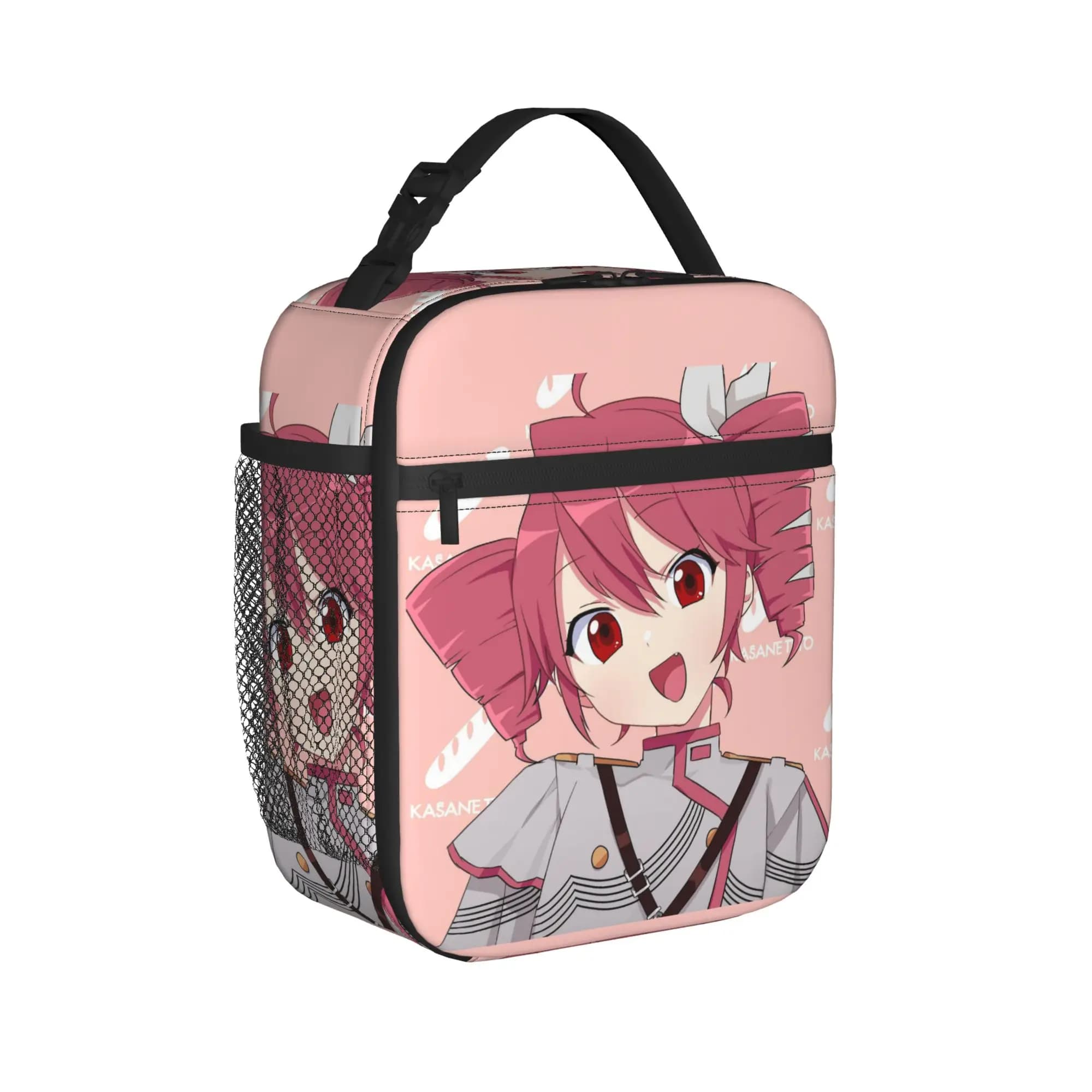 Kawaii Kasane Teto Insulated Lunch Bag Large Meal Container Thermal Bag Tote Lunch Box Work Outdoor Food Storage Bags