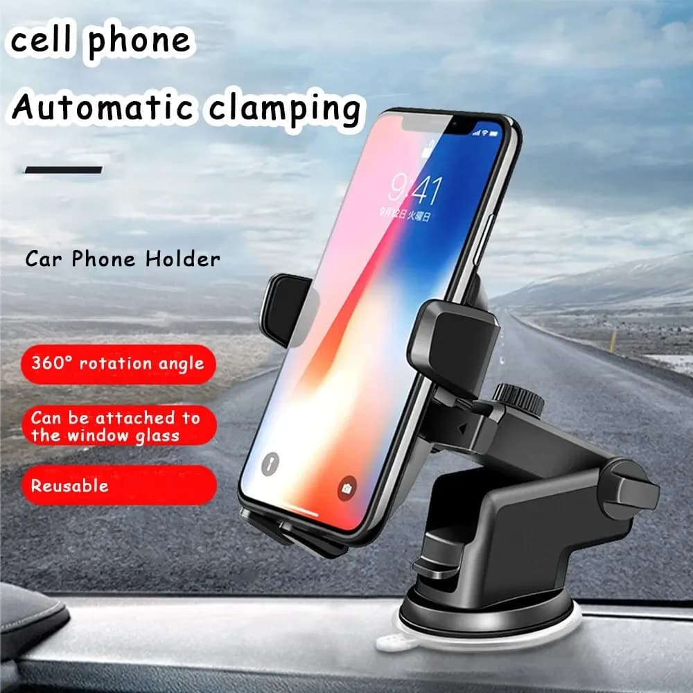 1 PC Universal Support for Auto Phone 360 ° Windscreen Support for Smartphone Support for iPhone Samsung Xiaomi Huawei
