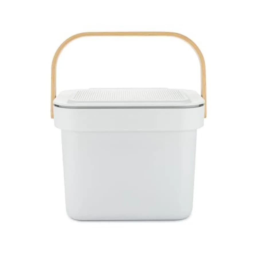 Contenitore per Compostaggio Post-Moderno - Bianco