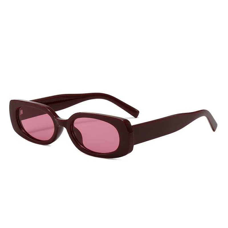 Nuovi Occhiali da Sole alla Moda Europei e Americani con Montatura Piccola Color Jelly, Stile Trendy Ins, Resistenti ai Raggi UV, per Donna e Uomo