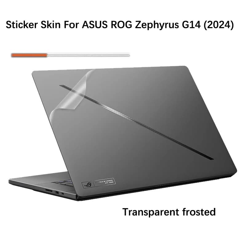 Pelle adesiva per ASUS ROG Zephyrus G14 (2024) GA403 GA403U GA403UU GA403UV 14" Protezione in vinile per laptop