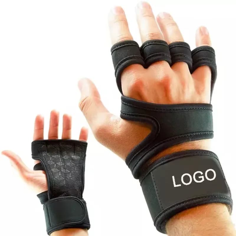 Fitness Gloves Weight Lifting Grips Gym Training Bracelets for Power Training