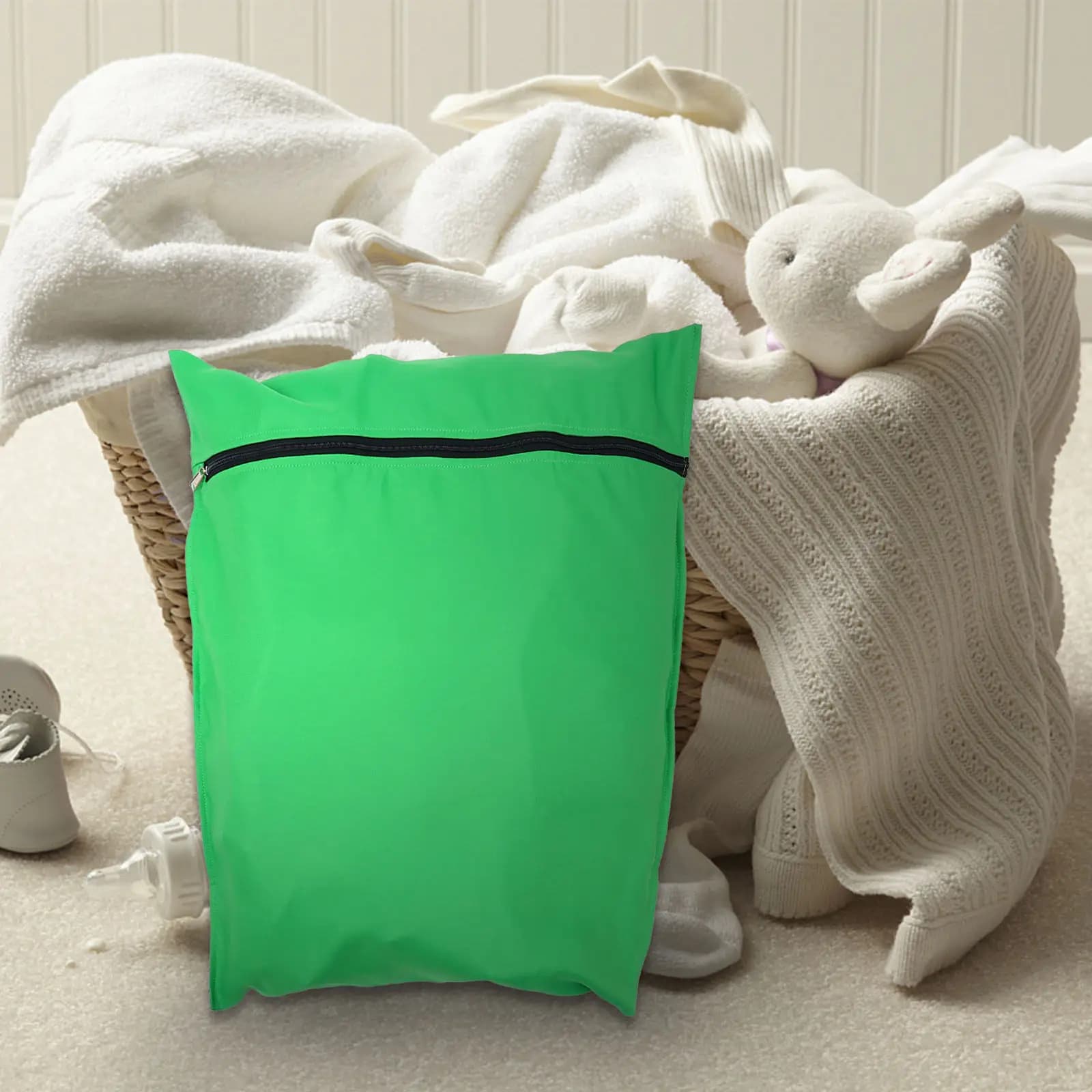 Pet washing bag, large, polyester, for dog clothes, for home and travel, carriers, protects clothes from hair and dirt