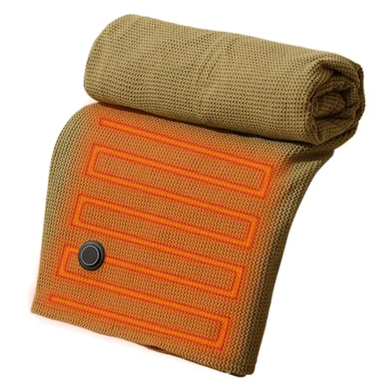 Coperta riscaldante 59.06x27,56 pollici Coperta riscaldata elettrica alimentata tramite USB Scialle coperta riscaldata portatile