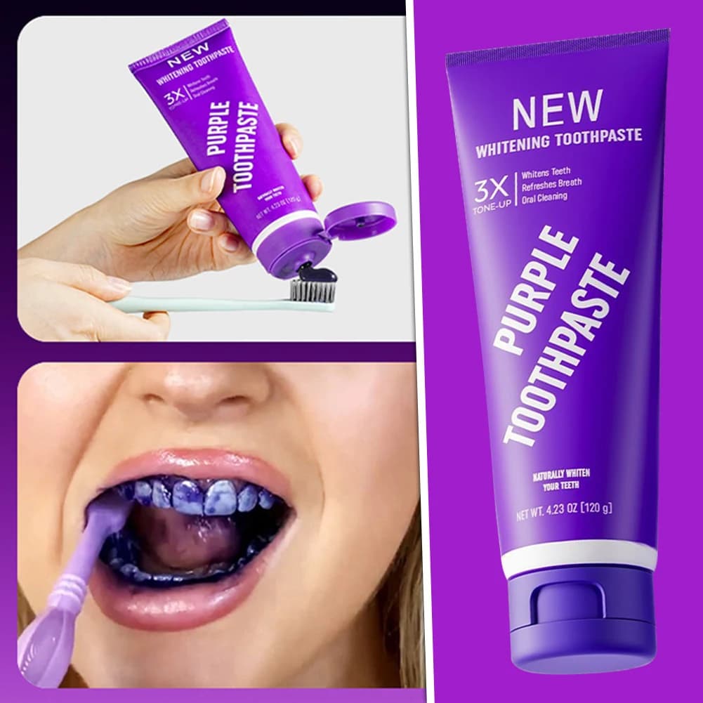 1/2/3pcs Istantaneo Bright White Purple Dentiphants Without Peroxide Cleansing Tooth Gel Whitening Fresh Food Care Of Oral Health