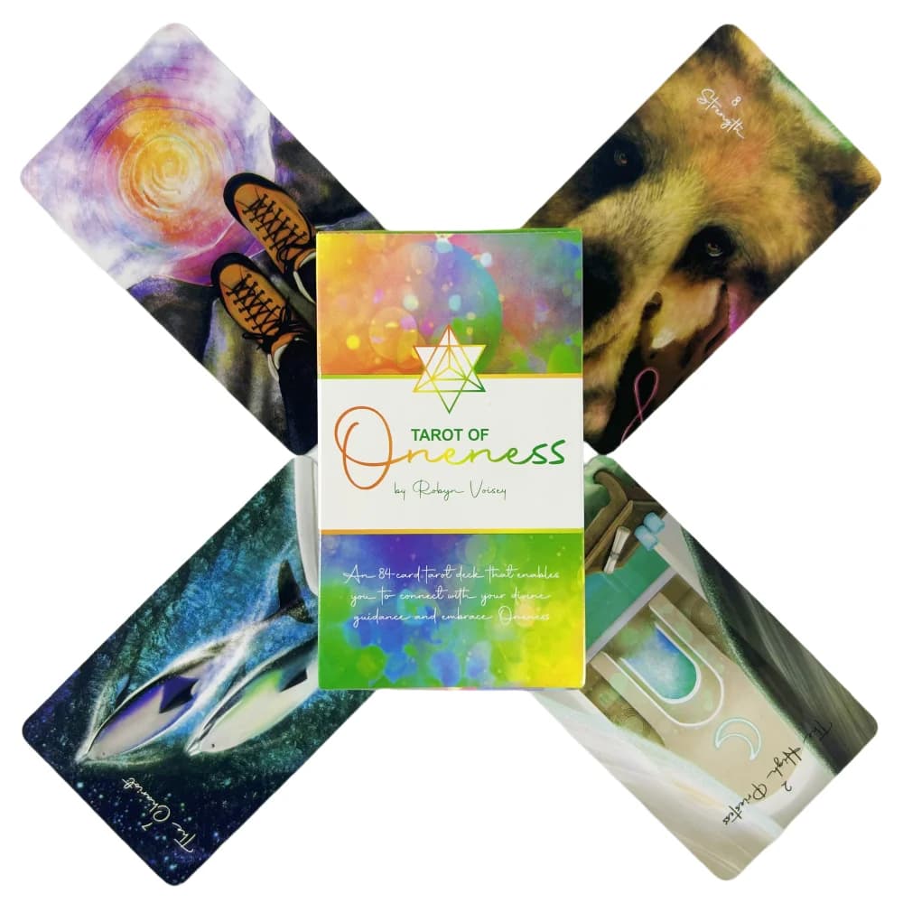 Tarocchi di Oneness Cards Un mazzo da 84 Oracle English Visions Divination Edition Borad Playing Games