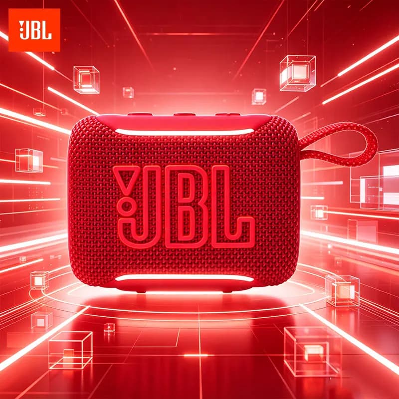 Sistema audio JBL GO 5 per l'atmosfera del campeggio - Resistente e antiurto - Sistema audio per divertimento e intrattenimento all'aperto