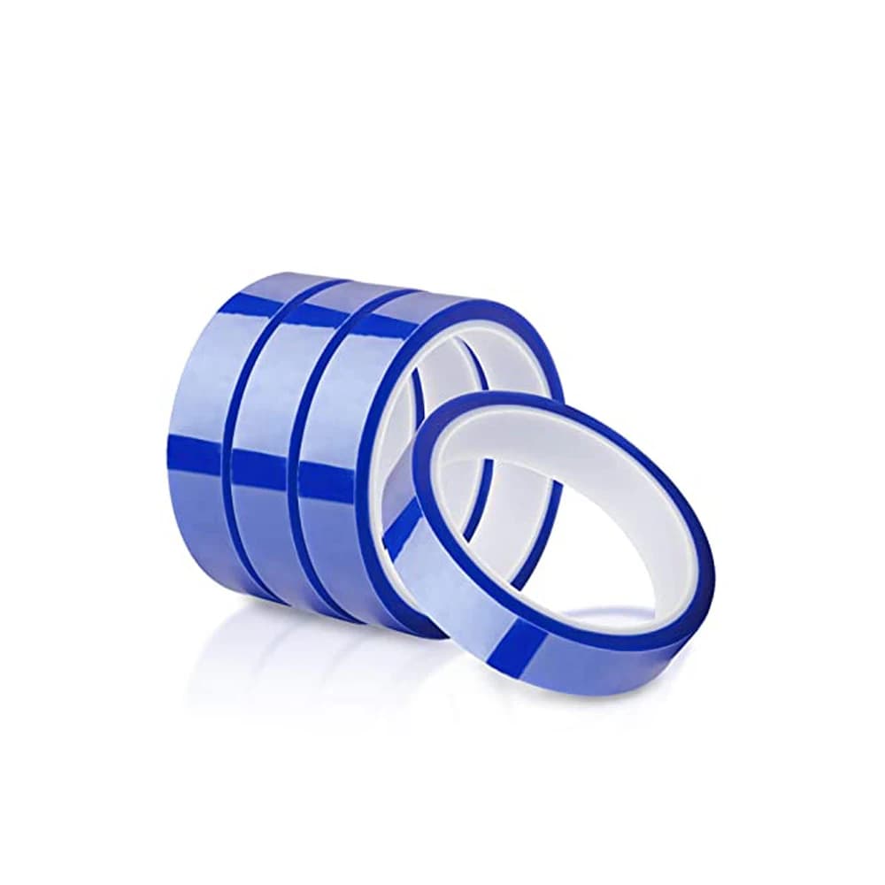 Nastro termico blu da 33 m Nastro resistente al calore per sublimazione Nastro resistente al calore Nastro in poliimmide per stampanti 3D elettroniche Artigianato fai-da-te