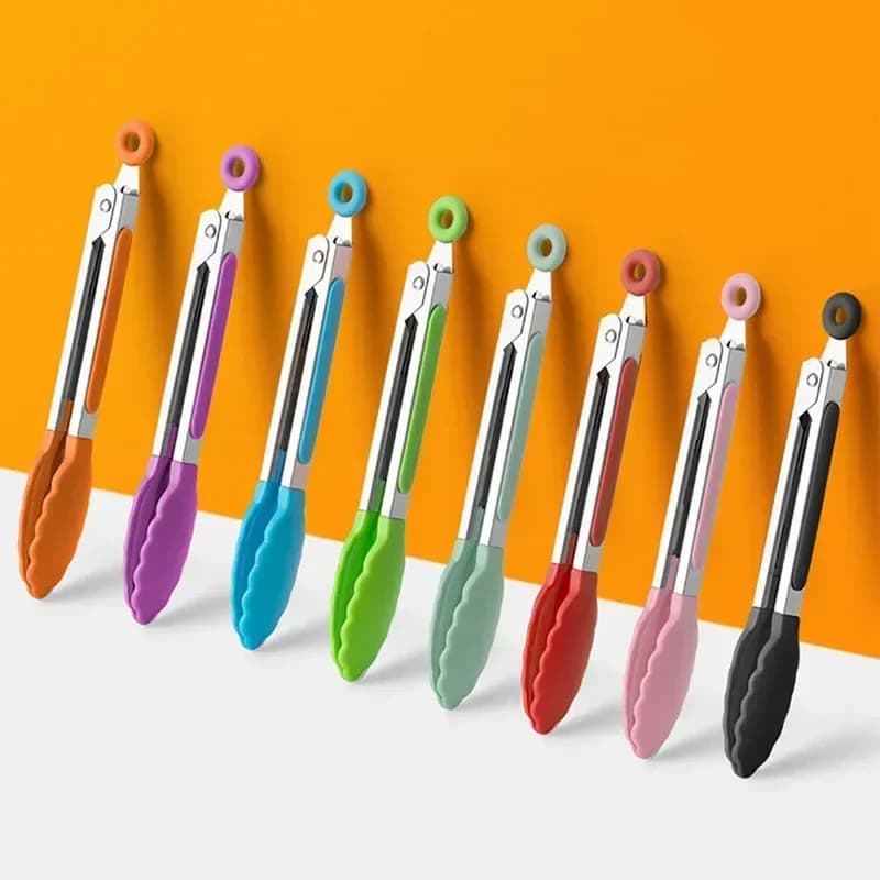 Anti-slip Kitchen Pliers for BBQ, Salad, Bread - Creative Accessories for Cooking and Serving