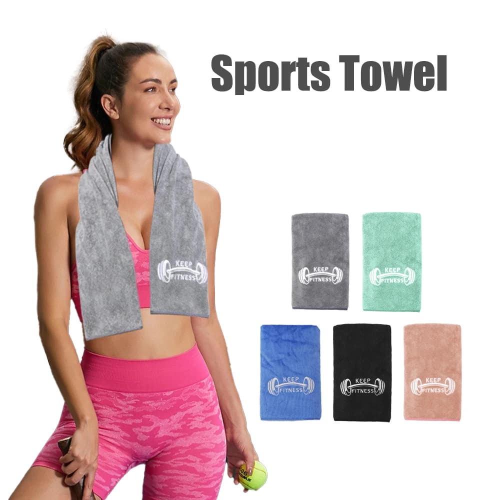 Confezione da 1 tappetino in microfibra per sport, tappetino per sport all'aperto, tappetino per attrezzatura da palestra, tappetino assorbente per yoga, corsa, viaggi, campeggio