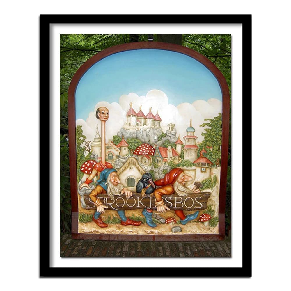 Pittura diamante pieno 5D fai da te cartone animato pittura diamante Efteling parco diamante ricamo punto croce kit strass decorazioni per la casa