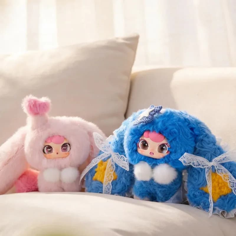 ZAZABBTOY Serie Nuvola Morbida: Blind Box a Sorpresa con Peluche, Ciondolo Borsa, Bambola Gotica, Portachiavi, Giocattolo Mystery Box