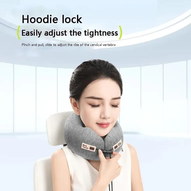 Cuscini per il Collo a Forma di U in Memory Foam, Morbidi e a Lento Ritorno, per Viaggi in Aereo, Auto, Cuscino Cervicale per la Cura della Salute