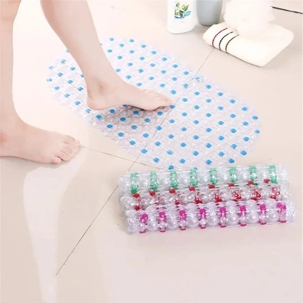 Tappetino antiscivolo per uso domestico, bagno, massaggio, ventosa, vasca da bagno con ventosa, tappetino da bagno, tappeto da bagno