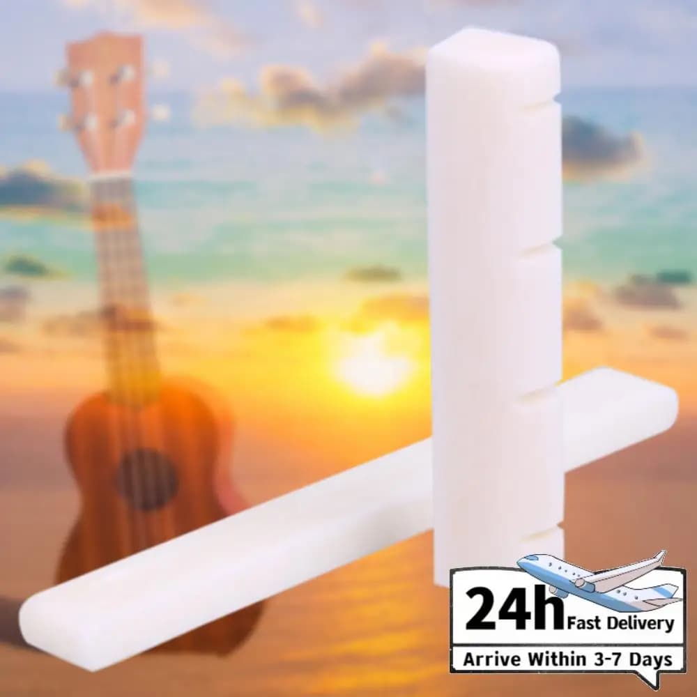 Cuscinetto per Corde di Chitarra in Osso di Bufalo, Ricambio Professionale per Capotasti Superiori e Inferiori di Ukulele, Parti per Strumenti Musicali