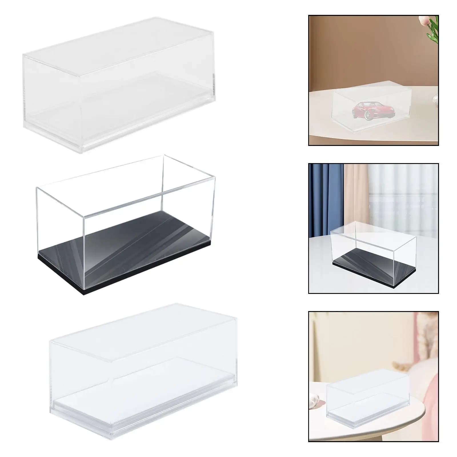 Vetrina in acrilico Pratico organizer da tavolo moderno Vetrina leggera antipolvere per modelli 1/64 di auto per action figure