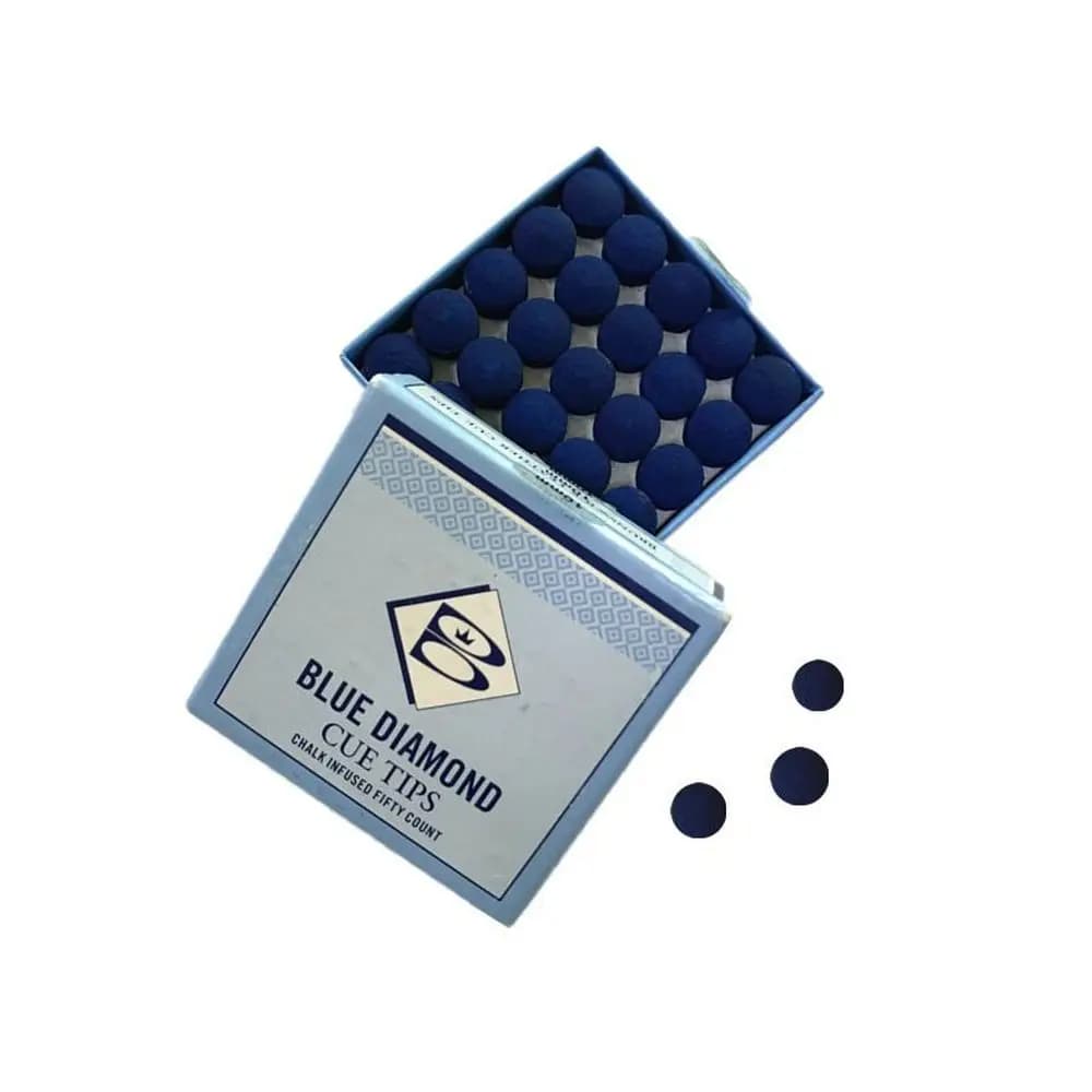 Punta per stecca da biliardo da biliardo con diamante blu BRUNSWICK 10mm/11mm/13mm