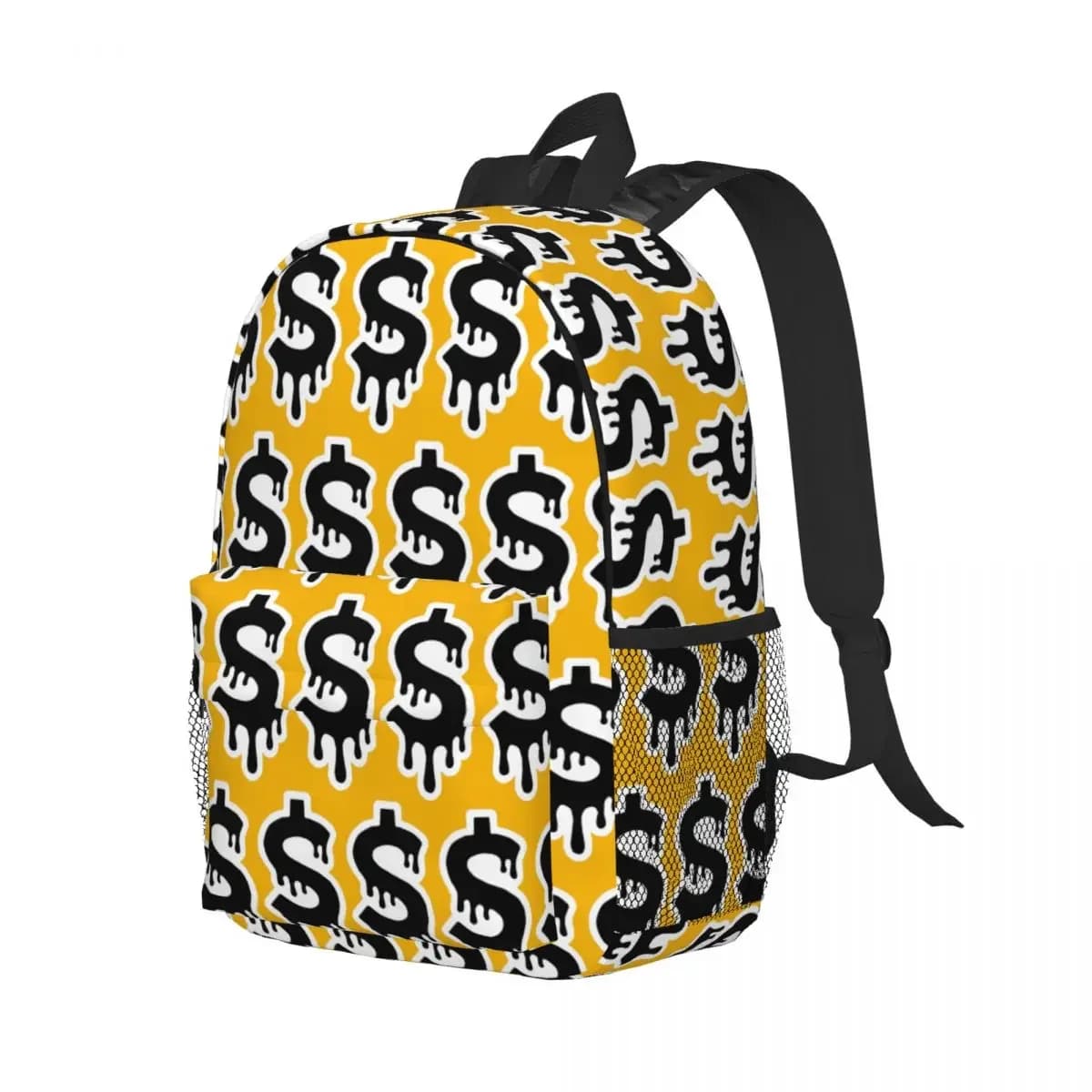 Zaino con Stampa Dollaro, Borsa per Studenti, Ragazzi e Ragazze, Zaino Scolastico per Bambini, Borsa per Laptop, Borse a Tracolla per Uomini e Donne