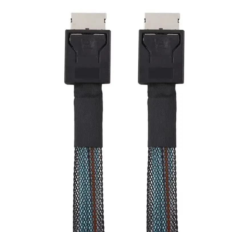 OCuLink SFF-8611 to OCuLink PCIe PCI-Express SFF-8611 4i SSD High Speed Data Active Extending Short Cable 50cm 10cm 20cm 1m