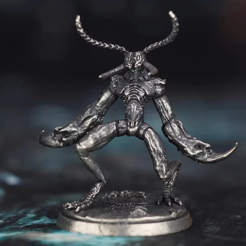 Figura di Soldato in Rame Bianco, in Metallo per Wargaming da Tavolo, Pezzo per Giochi da Tavolo, Decorazione per Interni Auto, Ornamento da Scrivania da Collezione, Regalo