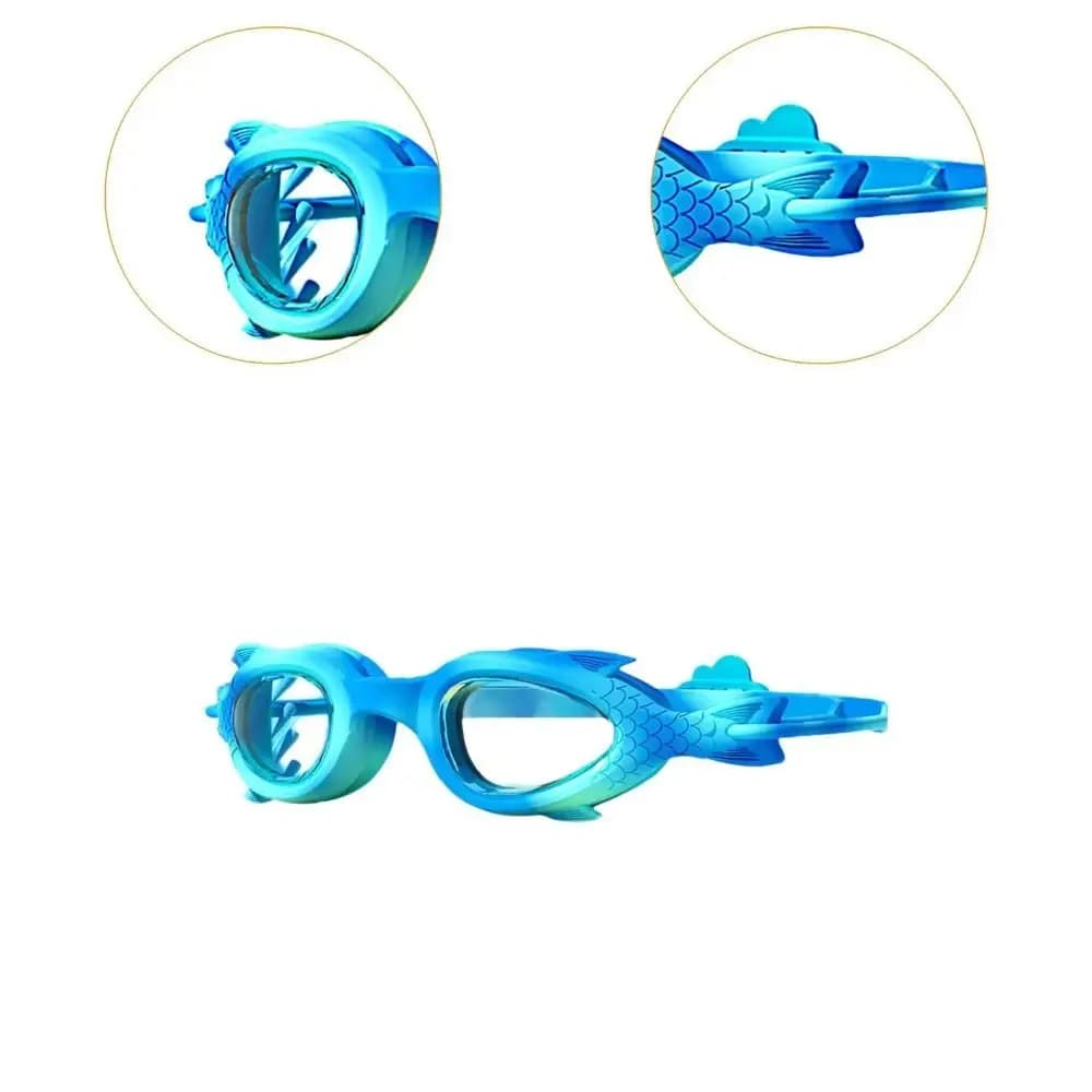 Waterproof Swimming Goggles High-definition Anti Fog Training Goggles Silicone Size Swim Cap Goggles Set Children Swimming
