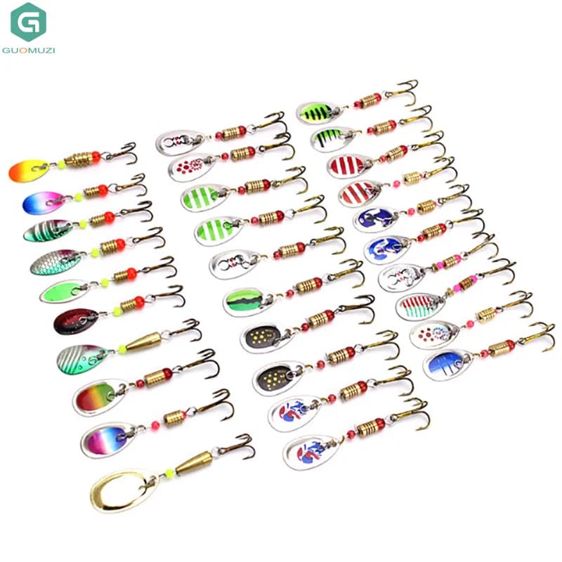 Set of fishing baits Soft hard baits Metal jig spoon Layered gear for corner equipment accessories Puppy Crankbait