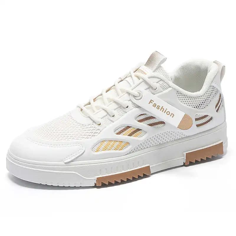 Scarpe da basket Big Sole Dad 33 Size, sneakers sportive beige di lusso da donna, importate, comfort avanzato