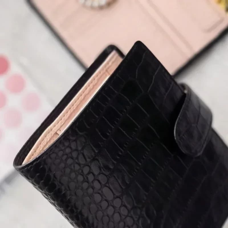 New Genuine Leather New Version Pocket A7 XL Compact Planner Multifunctional Agenda With 20mm Rings Organizer Diary Journal Not