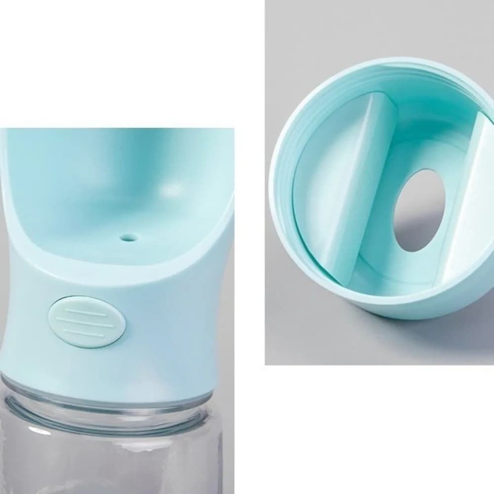 Contenitore per Cibo 3 in 1 per Animali Domestici, Tazza da Viaggio per Esterni, Dispenser Portatile Antigoccia per Cibo e Acqua per Cani