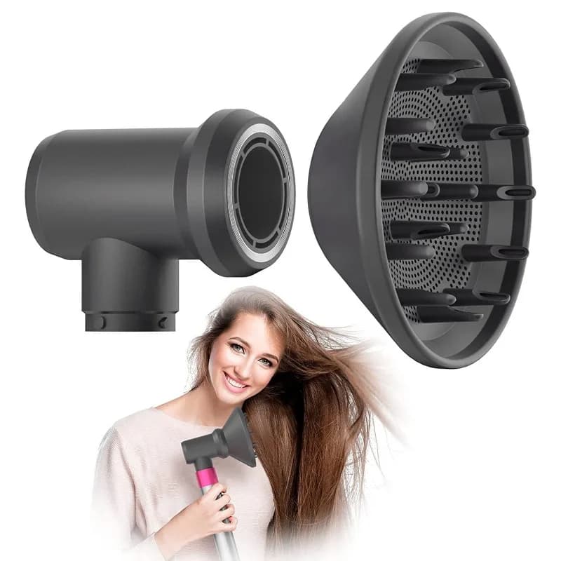 Compatible with Dyson curling iron and hair dryer nozzle accessory adapter HD0308 diffuser styling nozzle