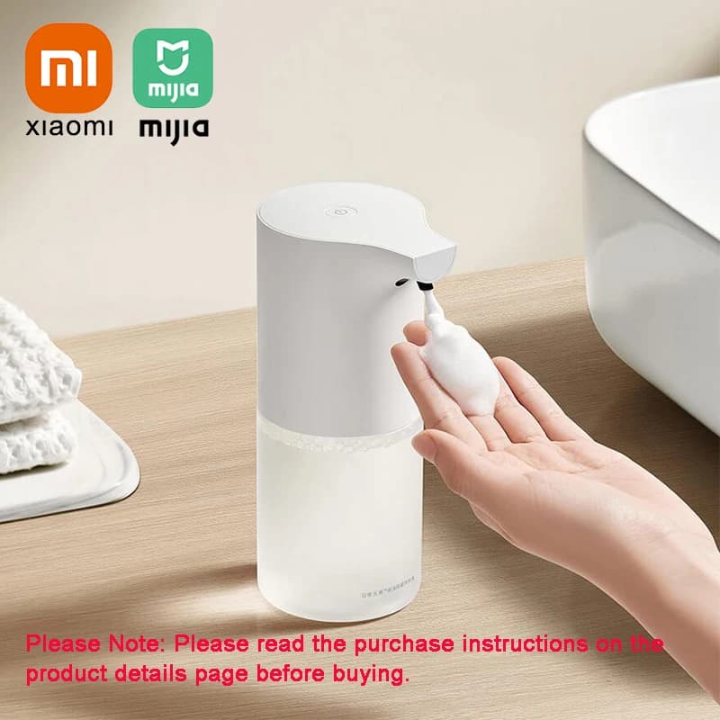 Dispenser di schiuma per sapone originale Xiaomi Mijia 1S, lavamani automatico a induzione, macchina per la schiuma ricaricabile tramite USB, elettrodomestico