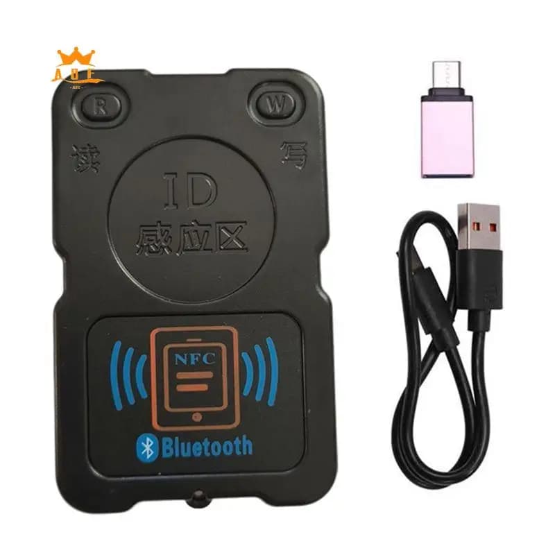 A08E-NFC-PM8 Bluetooth RFID Smart Chip Card Copier NFC Crittografia Lettore di chiavi Scrittore 13,56 Mhz/125 Khz Duplicatore