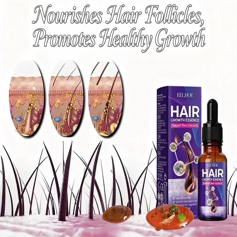 Quick Hair Growth Oil with Biotin 2026, Treatment for Capelluto Cuoio Massage, Anti-Caduta Serum for Men