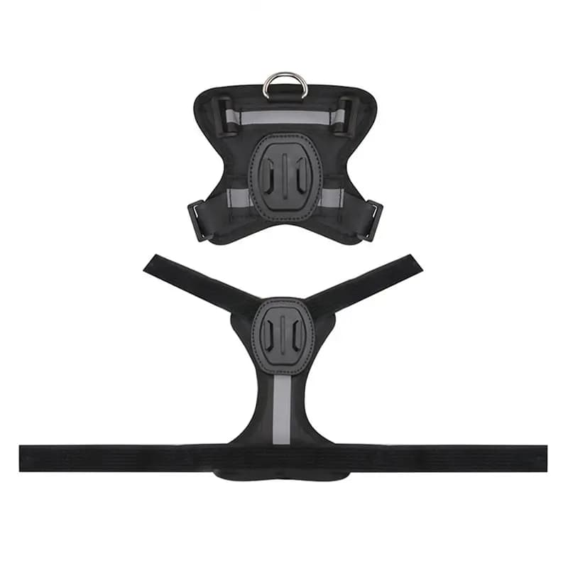 Cat Vest Photo Stand Pet Harness Mount For Action Cameras, Adjustable Camera Chest Back Holder, First-Person Design