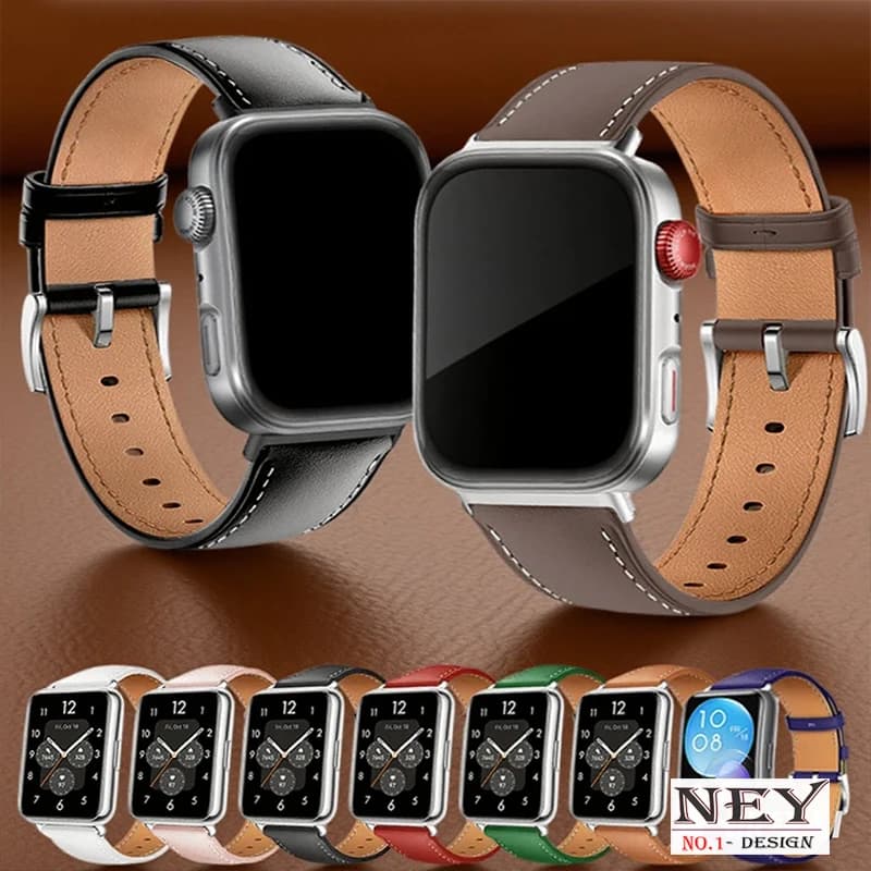Genuine Leather Band For Huawei Watch Fit 4 pro-Fit4-3 Strap Replacement Sport Wristband retro Bracelet Huawei Fit 2 Accessories