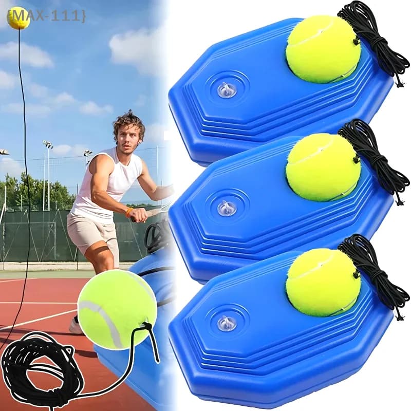 【Ja】Allenatore di Tennis Portatile - Palla di Rimbalzo con Corda per Auto-Allenamento, Strumento per Adulti, Bambini e Principianti