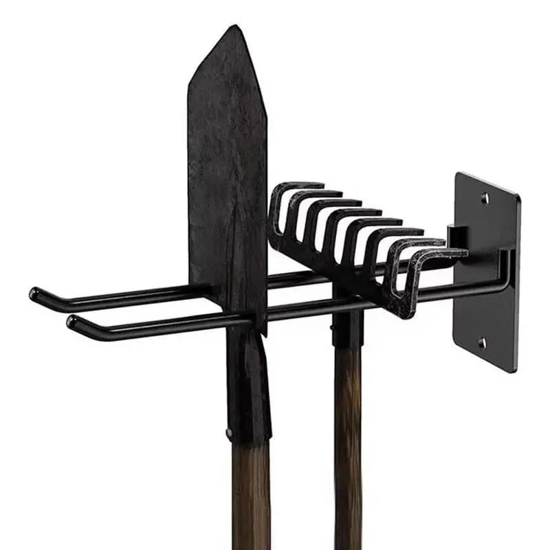 Ganci per sistema di archiviazione di attrezzi Supporto da parete per garage Organizzatore multiuso per attrezzi da giardino per gancio da parete per garage di magazzino
