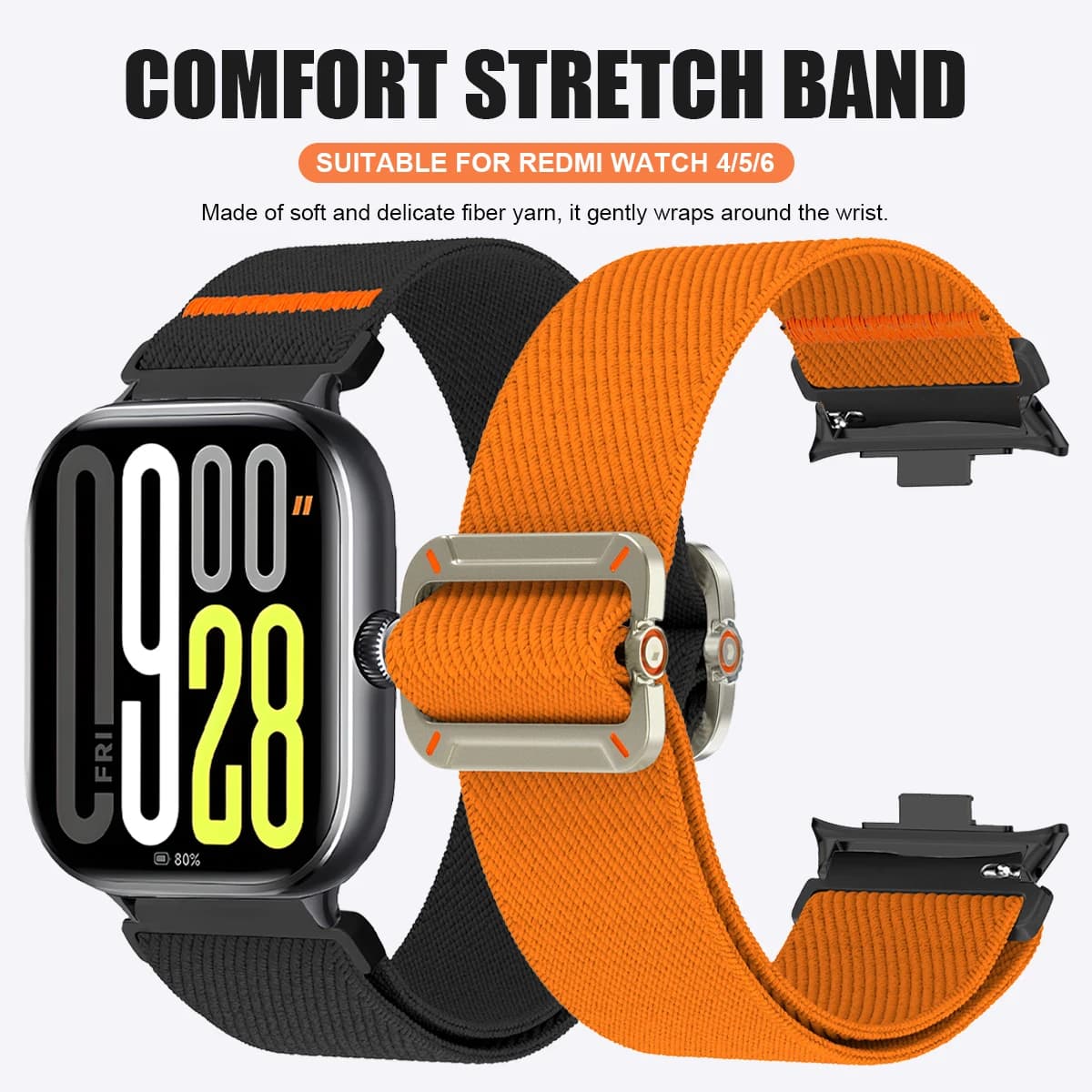 Cinturino in nylon per Xiaomi smart miband 8/9 pro sport Bracciale di ricambio traspirante correa Redmi Watch 6 5 4 Accessori cinturino