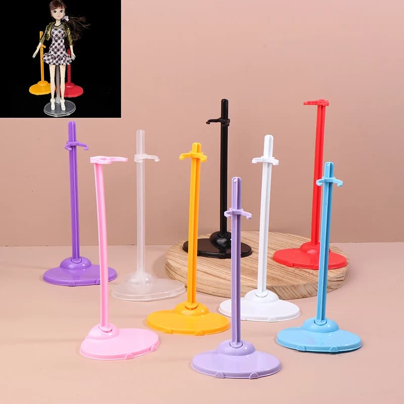 Supporto trasparente per bambole 1/6, resistente all'usura, staffa di supporto trasparente, supporto fisso per figure giocattolo, per decorazione e collezione di bambole