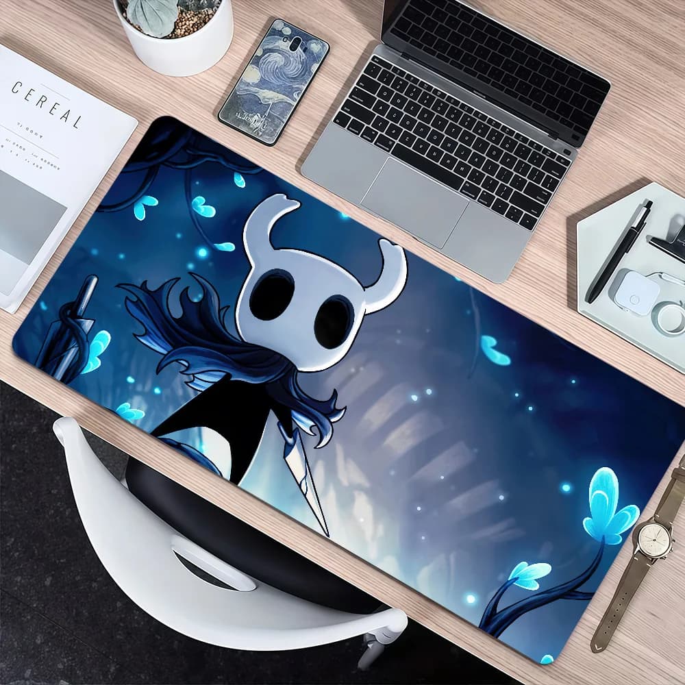 Game Knight H-Hollow S-Silksong Tappetino per mouse Tappetino per mouse addensato antiscivolo Grande scrittura Lockedge Cuscino da gioco Studente da ufficio