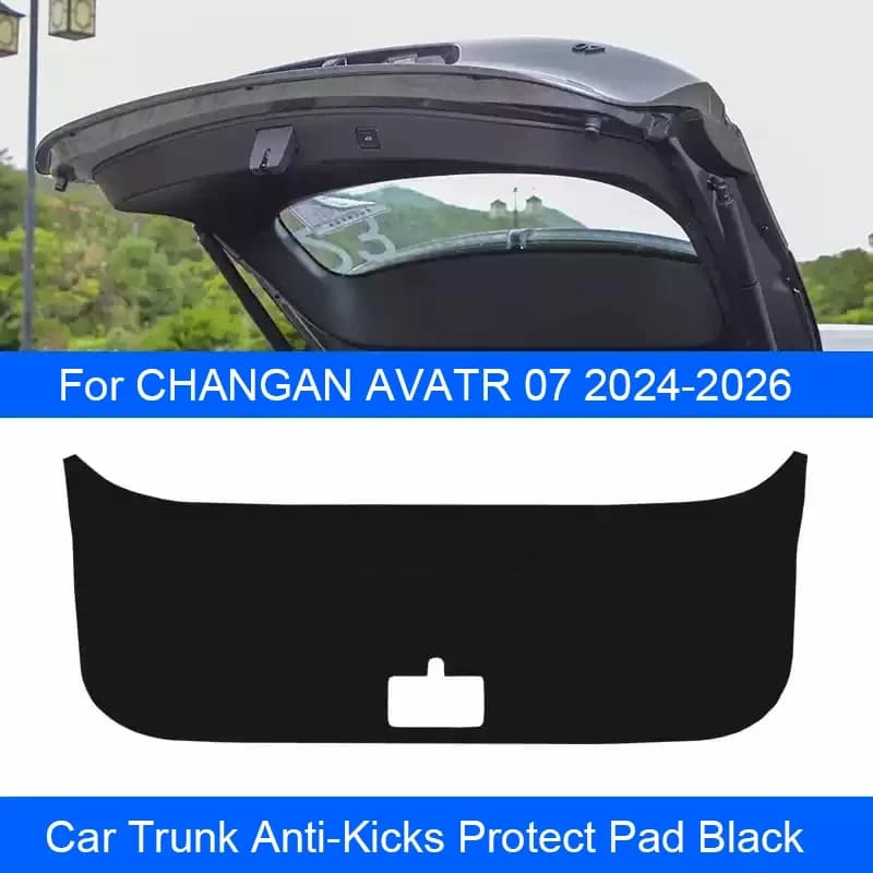 Auto B-Pillar Porta Tronco Proteggere Davanzale Pad In Pelle PU Anti-Calcio Zerbino Per CHANGAN AVATR 07 2024-2026 Scratch Sticker Accessorio