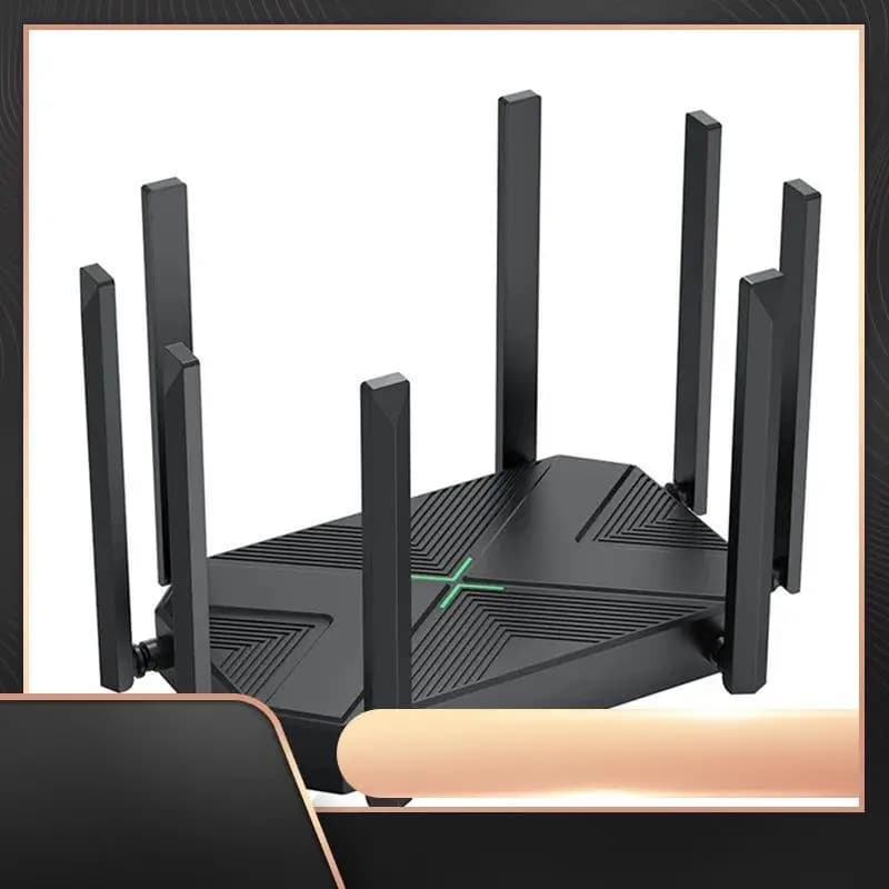 N34R-Wireless Router Booster Supporto AP Ripetitore Wifi a banda larga per Home Office con firewall 8 antenne Spina americana facile da usare