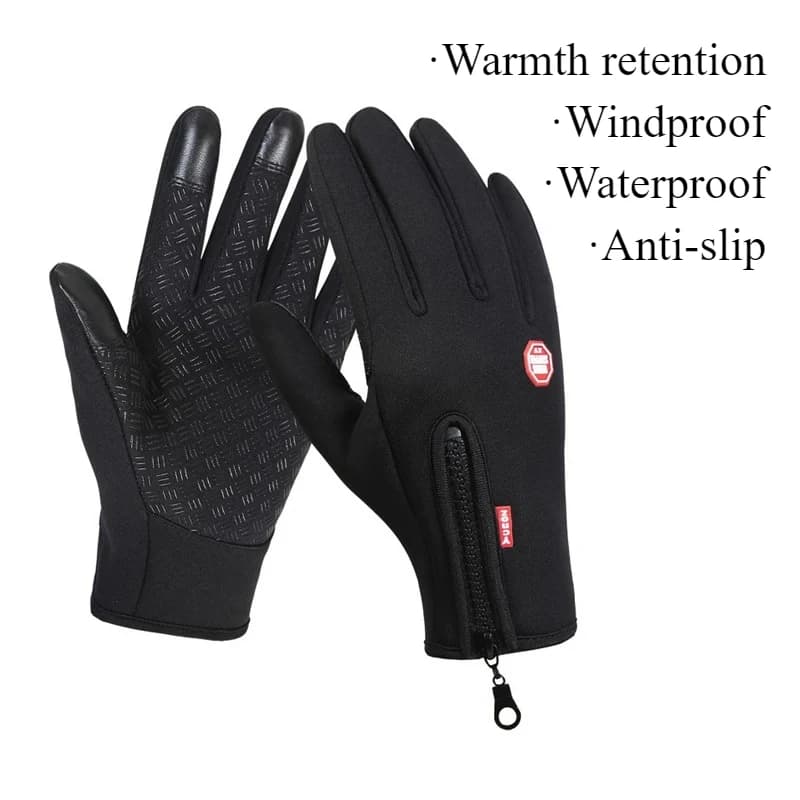 Cycling Gloves Motorcycle Gloves Guided Winter Gloves Full fingers Touchscreen Anti-slip Windscreen Cycling Supplies