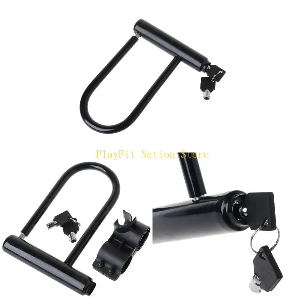 242f U Blocco Bike Bike Motorcycle Cycling Scooter Sicurezza Catena acciaio + 2 tasti NUOVO