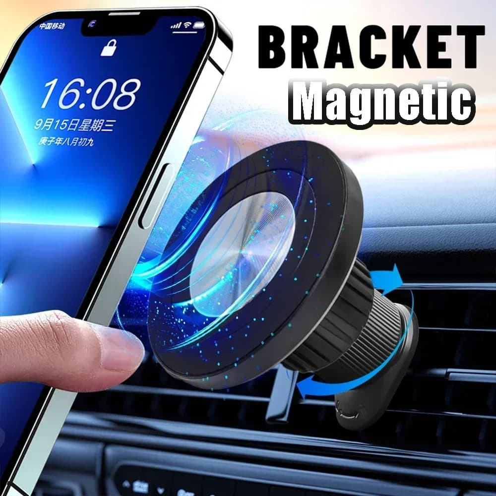 MagSafe Auto Support Accessories, Universal Magnetic Car Phone Support, 17mm Base and Magnetic Brackets