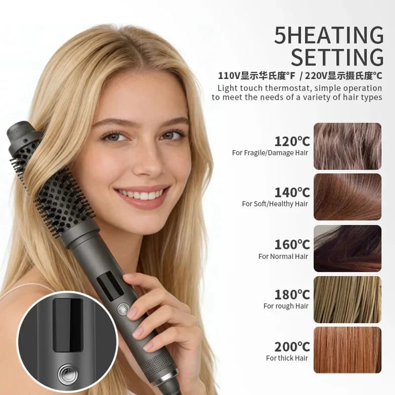 Bestseller Ferro Arricciacapelli Multifunzione 3-in-1, Arricciatura e Lisciatura senza Danni ai Capelli, Piastra per Capelli Volumizzante