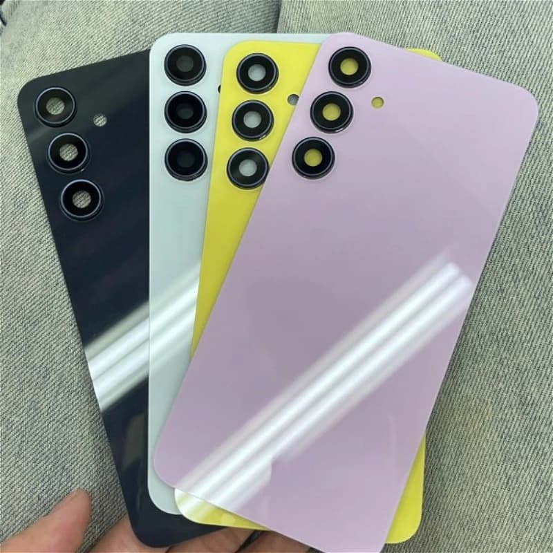 A556 Housing Replacement For Samsung Galaxy A55 5G 6.6" Glass Battery Back Cover Repair Replace Door Rear Case + Camera Lens