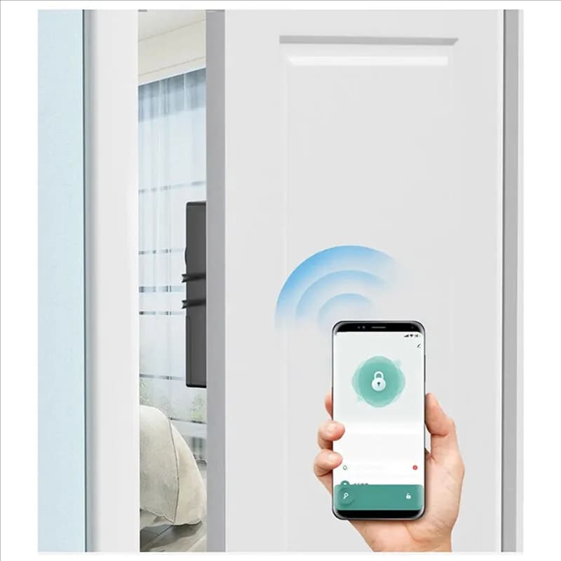 【Accessori elettronici】2X Smart Tuya App IC Card Lock per porta in legno Serratura Bluetooth Serratura elettronica senza trapano